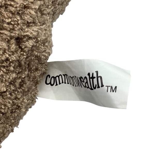 Commonwealth 2000 Brown Plush Puppy Dog Toy Stuffed Animal Sitting 8" Y2K - Picture 5 of 7